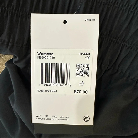 Nike Women’s Dri-Fit Plus Black Performance Training Pants Size 1X NWT - Picture 6 of 8